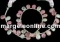 Margele din agate dantelate, rotund fatetat, 4mm