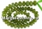 Natural olive garnet, faceted rondelle, 6.7-7.4mm