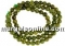 Margele granat grosular oliv natural, rotund, 7mm