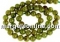 Margele granat grosular oliv natural, rotund, 7mm
