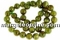 Margele granat grosular oliv natural, rotund, 10mm