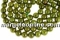 Margele granat grosular oliv natural, rotund, 10mm
