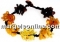 Bracelet with natural amber beads , chips , 5 -10mm