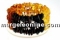 Bracelet with natural amber beads , chips , 5 -10mm