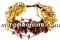 Natural amber necklace beads , chips , 8- 10mm