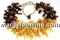 Colier cu margele chihlimbar natural, chips, 11-15mm