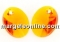 Swarovski, pandantiv oval, sunflower, 18mm - x1