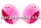 Swarovski, oval pendant, light rose, 18mm - x1