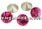 Swarovski, chaton SS34, antique pink, 7mm - x2