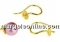 Earring findings, gold-plated 925 silver - x1pair