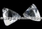 Swarovski, triangle pendant, crystal, 8mm - x2