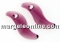 Swarovski, Wave pendant, antique pink, 19mm - x1