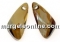 Swarovski, wing pendant, light colorado topaz, 23mm - x1