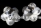 Swarovski, flower pendant, crystal, 14mm - x1