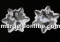 Swarovski, pandantiv edelweiss, aquamarine, 18mm - x1