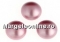 Swarovski, crystal pearl cabochon, powder rose, 10mm - x2