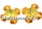 Swarovski, greek cross pendant, metallic sunshine, 14mm - x1