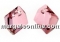 Swarovski, cosmic pendant, antique pink, 20mm - x1