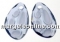 Swarovski, Radiolarian pendant, bermuda blue, 34mm - x1