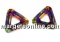 Swarovski, triangle pendant, vitrail light, 20mm - x1