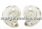 Swarovski, sea snail pendant, silver night, 14mm - x1