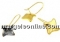 Tortite ag 925 aurit, romb pt Swarovski 4485 de 10.5mm - x1per