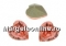 Swarovski, fancy chaton heart, light siam, 6mm - x4