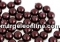 Swarovski one hole pearls, maroon, 6mm - x4
