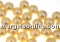 Swarovski one hole pearls, light gold, 4mm - x4