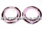 Swarovski, cosmic pendant ring, antique pink, 20mm - x1