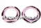 Swarovski, cosmic pendant ring, antique pink, 14mm - x1