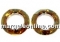 Swarovski, cosmic pendant ring, copper, 14mm - x1