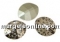 Swarovski, fancy rivoli, pure leaf, rose patina, 14mm - x1