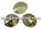 Swarovski, fancy rivoli, pure leaf, rose patina, 14mm - x1