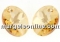 Swarovski, pandantiv oval, sunflower, 8mm - x2