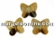 Swarovski, margele fluture, bronze shade, 8mm - x2