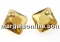 Swarovski, pandantiv Princess cut, topaz, 11.5mm - x1