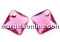 Swarovski, Princess cut pendant, rose, 16mm - x1