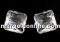 Swarovski, Princess cut pendant, rose, 16mm - x1