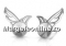 Earring findings drops, 925 silver, rivoli 6mm - x1pair