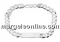 Bratara cu 12 linkuri zirconia de 6mm, argint 925, 18cm - x1