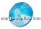 Swarovski, rhinestone HF ss16, electric blue, 3.8mm - x20
