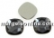 Swarovski, cabochon cushion, jet, 7mm - x2