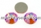 Swarovski, cabochon, light siam shimmer, 6mm - x4