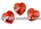 Swarovski, margele inima, red magma, 8mm - x2