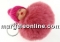 Breloc, bebe puf, roz vintage, 10cm - x1
