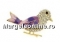 Bratara  shamballa cu link fluture - x1