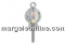 Swarovski, briolette pendant, scarlet glacier blue, 11mm - x1