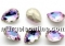 Ideal crystals, fancy picatura, bermuda blue, 10x7mm - x4