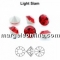 Preciosa chaton PP14, turquoise, 2mm - x40